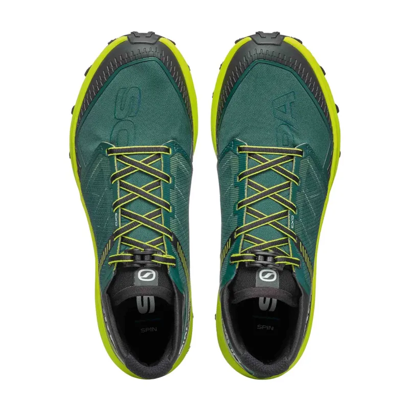 Scarpa Mens Spin ST Shoes - Dark Green Lime-4